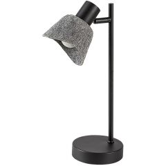 Rabalux Farelia 74018 lampa stołowa 1x10 W czarna-popielata
