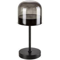 Rabalux Xelira 74037 lampa stołowa 1x13 W czarna-przydymiona