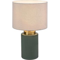 Rabalux Glovy 74046 lampa stołowa 1x40 W biała-zielona