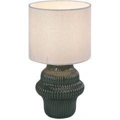 Rabalux Glimo 74059 lampa stołowa 1x40 W biała-zielona