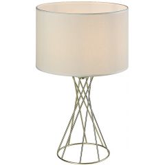 Rabalux Nivra 74081 lampa stołowa 1x40 W złota