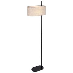 Rabalux Narmin 74240 lampa stojąca 1x40 W czarna-beżowa