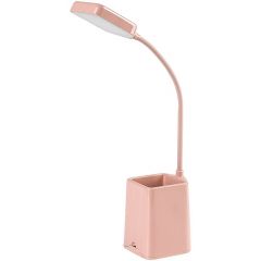 Rabalux Arvid 74245 lampa biurkowa 1x6 W biała-różowa