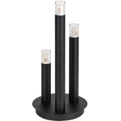 Rabalux Ramira 74365 lampa stołowa 3x5 W czarna-przezroczysta