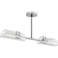 Rabalux Teodoro 75030 lampa podsufitowa 2x12 W chrom-przezroczysta