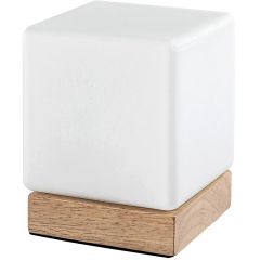 Rabalux Pirit 76003 lampa stołowa 1x1.2 W biała