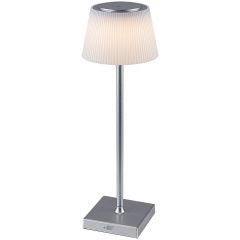 Rabalux Taena 76013 lampa stołowa 1x4 W srebrny
