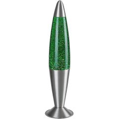 Rabalux Glitter2 76113 lampa stołowa 1x25 W przezroczysta-zielona-srebrna