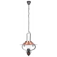 Rabalux Enna 7870 lampa wisząca 1x60 W czarna-miedź