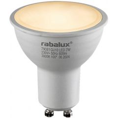 Rabalux Smd-Led 79081 żarówka led 1x7 W 3000 K gu10