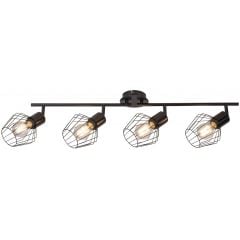 Rabalux Belano 3537 lampa podsufitowa 4x40 W czarna