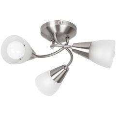 Rabalux Connor 5690 lampa podsufitowa 3x40 W chrom-satyna-szkło opalizowane