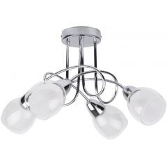 Rabalux Dave 6083 lampa podsufitowa 4x40 W biała-chrom