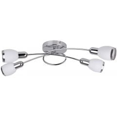 Rabalux Elite 6063 lampa podsufitowa 4x40 W biała-chrom