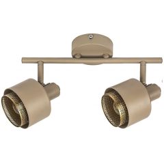 Rabalux Fedora 3548 lampa podsufitowa 2x40 W złota-brązowa