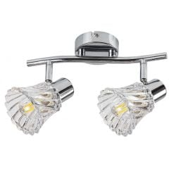 Rabalux Hestia 5300 lampa podsufitowa 2x40 W chrom-przezroczysta