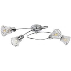 Rabalux Hestia 5302 lampa podsufitowa 4x40 W chrom-przezroczysta