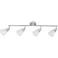 Rabalux Nicolette 6770 lampa podsufitowa 4x40 W biała-chrom