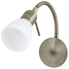 Rabalux Soma 6320 kinkiet 1x40 W biały-brązowy