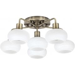 Rabalux Sorina 3918 lampa podsufitowa 6x40 W mosiądz