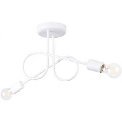 Sollux Lighting Loop SL1471 lampa podsufitowa 2x15 W biała