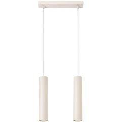 Sollux Lighting Lagos SL1480 lampa wisząca 2x10 W beżowa