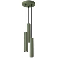 Sollux Lighting Lagos SL1487 lampa wisząca 3x10 W zielona