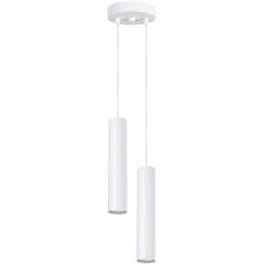 Sollux Lighting Lagos SL1868 lampa wisząca 2x10 W biała