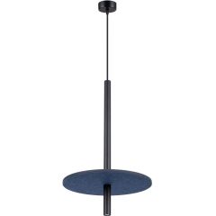 Sollux Lighting Feltro SL1881 lampa wisząca 1x8 W czarna-niebieska