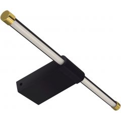 Strühm Paso 04113 kinkiet 1x9 W czarny-złoty