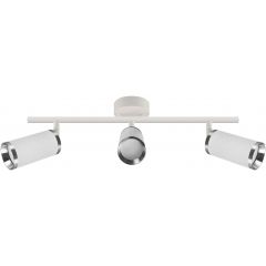 Strühm Frida 04202 lampa podsufitowa 3x35 W biała-chrom