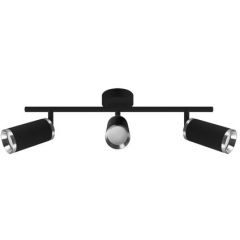 Strühm Frida 04203 lampa podsufitowa 3x35 W czarna-chrom