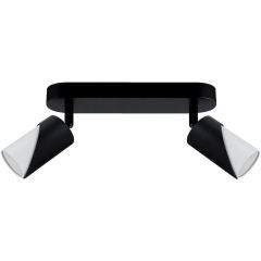 Strühm Zebra 04213 lampa podsufitowa 2x35 W biała-czarna