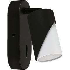 Strühm Zebra 04216 kinkiet 1x35 W biały-czarny