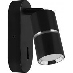 Strühm Dior 04270 kinkiet 1x35 W czarny-chrom