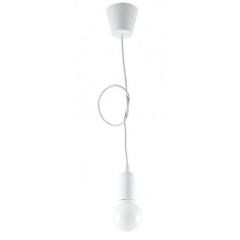 Sollux Lighting Diego SL0569 lampa wisząca 1x60 W biały