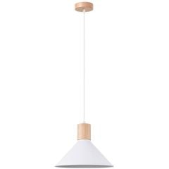 Sollux Lighting Jaga SL1319 lampa wisząca 1x15 W biała