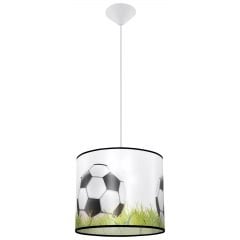 Sollux Lighting Piłka SL1428 lampa wisząca 1x15 W biała-czarna-zielona