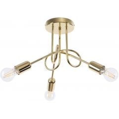 Sollux Lighting Supeł SL1437 lampa podsufitowa 3x15 W złota