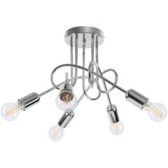 Sollux Lighting Supeł SL1441 lampa podsufitowa 5x15 W chrom