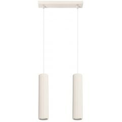 Sollux Lighting Karbon SL1593 lampa wisząca 2x10 W beżowa