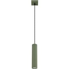 Sollux Lighting Karbon SL1611 lampa wisząca 1x10 W zielona