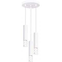 Sollux Lighting Liro SL1694 lampa wisząca 3x10 W biała