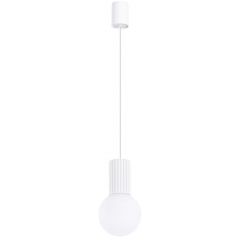 Sollux Lighting Halo SL1709 lampa wisząca 1x8 W biała