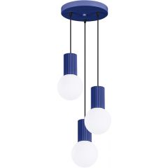 Sollux Lighting Halo SL1740 lampa wisząca 3x8 W biała-fioletowa