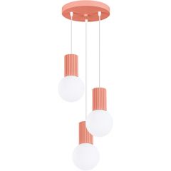 Sollux Lighting Halo SL1755 lampa wisząca 3x8 W biała