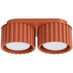 Sollux Lighting Aura SL1803 lampa podsufitowa 2x10 W czerwona