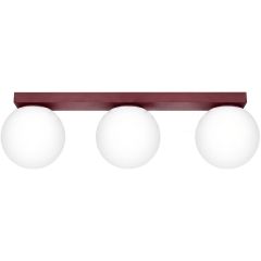 Sollux Lighting Yoli SL2252 lampa podsufitowa 3x8 W burgund