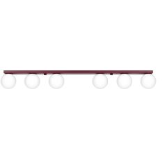 Sollux Lighting Yoli SL2254 lampa podsufitowa 6x8 W burgund