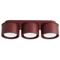 Sollux Lighting Modo SL2456 lampa podsufitowa 3x10 W burgund